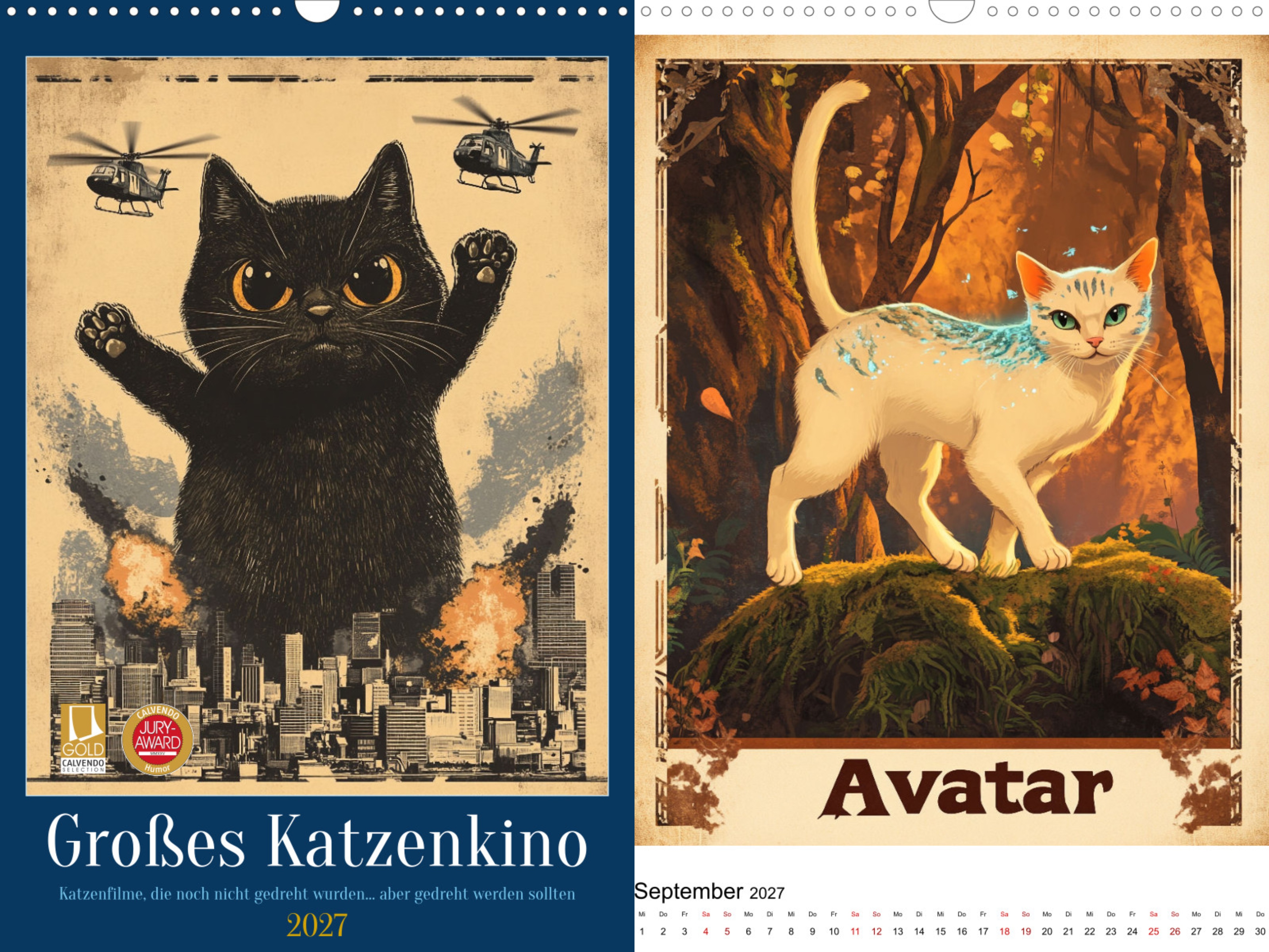 Kalender Gro&szlig;es Katzenkino