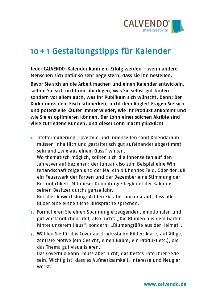 CALVENDO-Gestaltungstipps